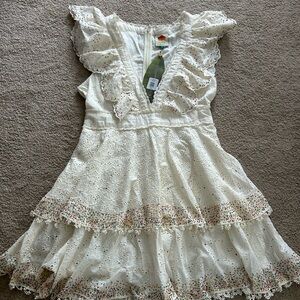 Farm Rio eyelet dress